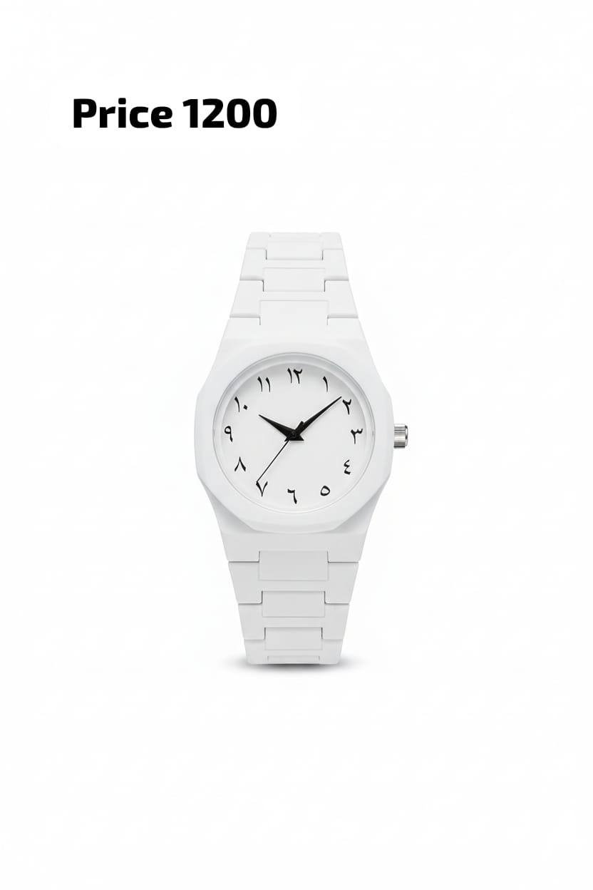  White Aura men fashion watch